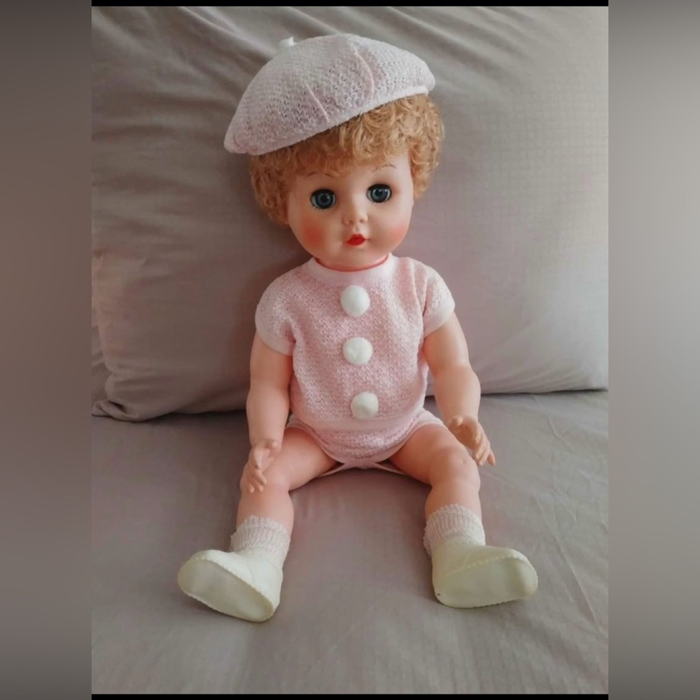 Vintage (c. 1960s) 19-20" Doll-Unbranded
